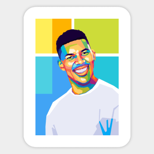 Confused Guy Meme Wpap Pop Art Sticker